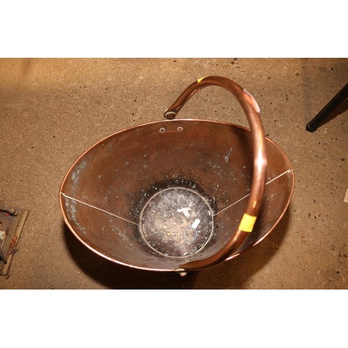 345 - Copper coal bucket