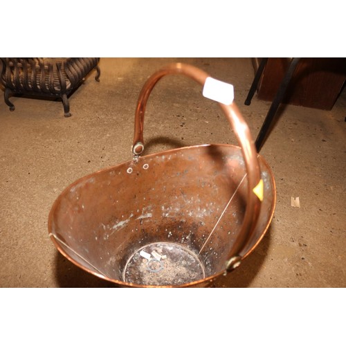 345 - Copper coal bucket