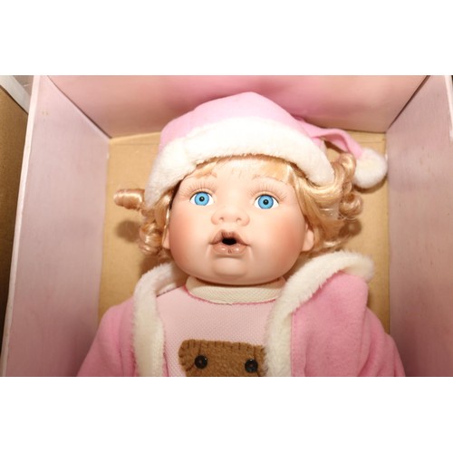 360 - The Leonardo collection porcelain baby doll