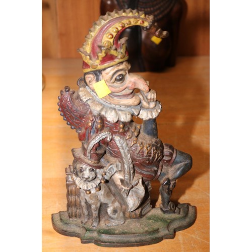 384 - Punch & Judy metal door stops