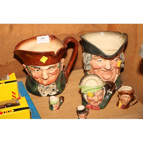 410 - Royal Doulton Toby/character jugs