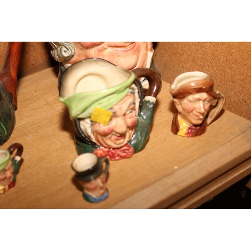 410 - Royal Doulton Toby/character jugs