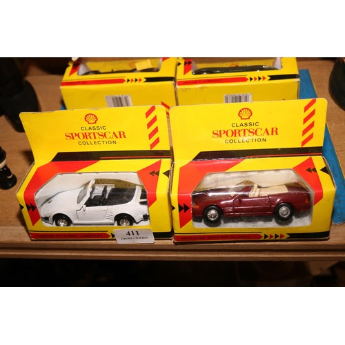 411 - 4 boxed cars