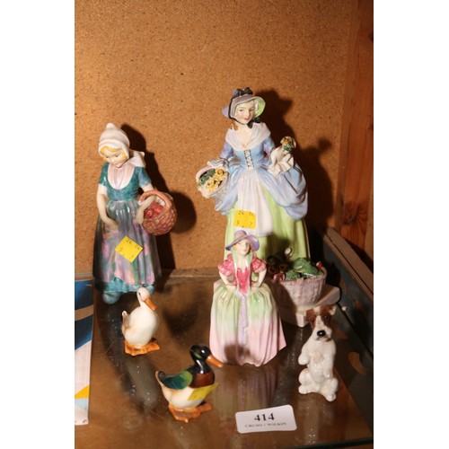 414 - Royal Doulton ornaments/figurines