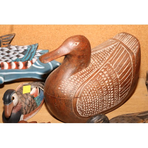 419 - Various wooden ducks