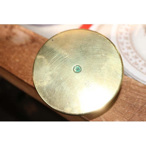 427 - Trench art - brass officers cap