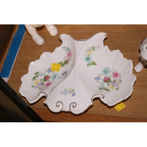 435 - Aynsley china, incl unusual teddy bear & frog