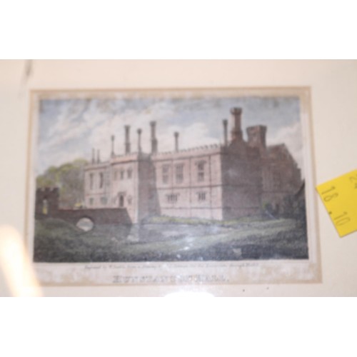 449 - Framed print of Hunstanton hall