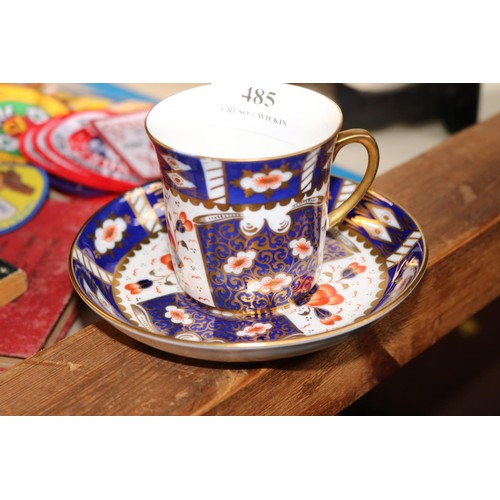 485 - Gladstone china set & odd saucers