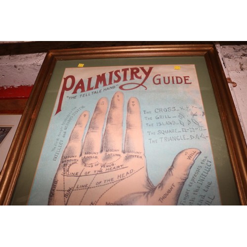 492 - ADV framed print - palmistry