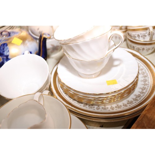 541 - Qty of china, part tea sets, incl Royal Albert, Doulton & Denby