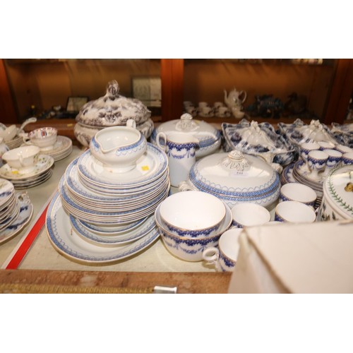 544 - Qty of china, various part dinner services, incl Royal Worcester, Portmeirion & Adams & Co