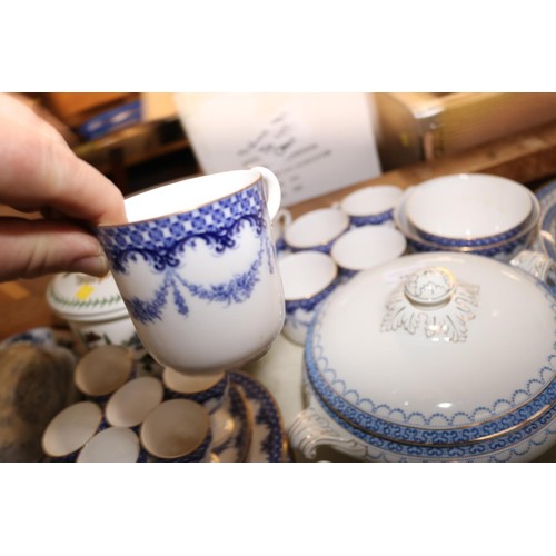 544 - Qty of china, various part dinner services, incl Royal Worcester, Portmeirion & Adams & Co