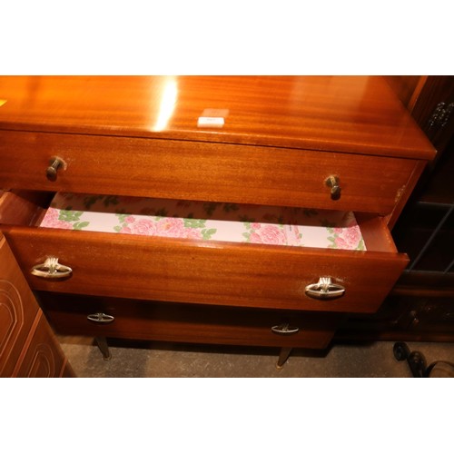 567 - Teak chest of 4 drawers