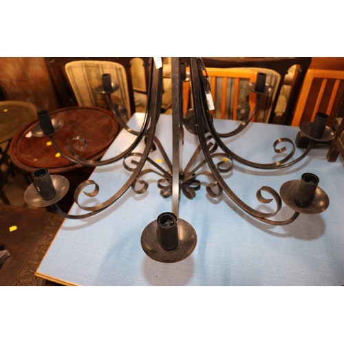 611 - Iron chandelier