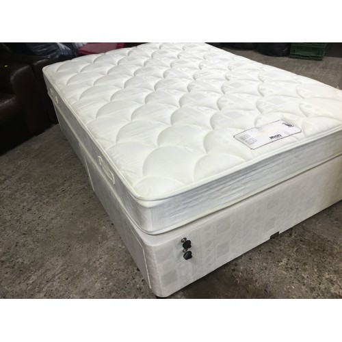 616 - Myers double bed with storage drawers, mattress & headboard