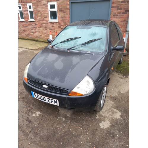 2 - Ford KA Zetec Climate, 2008 3 door hatchback, petrol, black - 2 keys No MOT