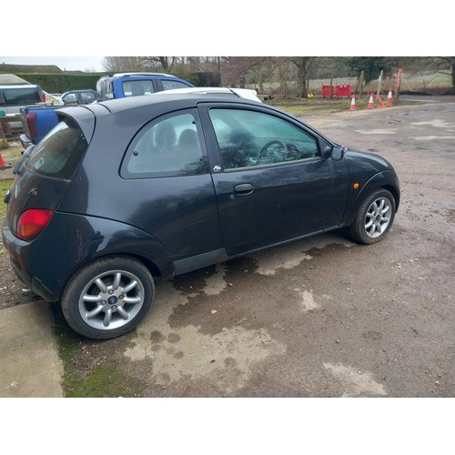 2 - Ford KA Zetec Climate, 2008 3 door hatchback, petrol, black - 2 keys No MOT