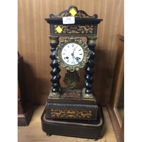 376 - Mantel clock with key