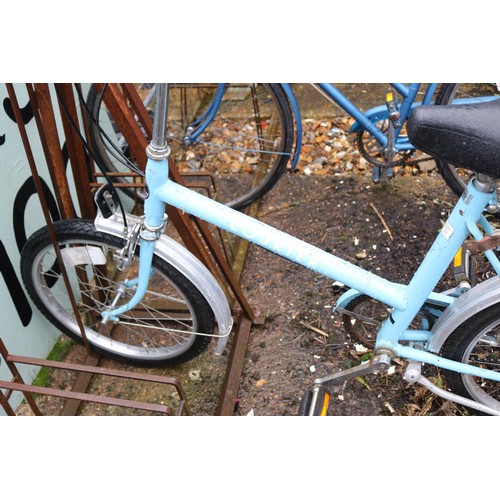 8 - Ladies smallish bike, blue