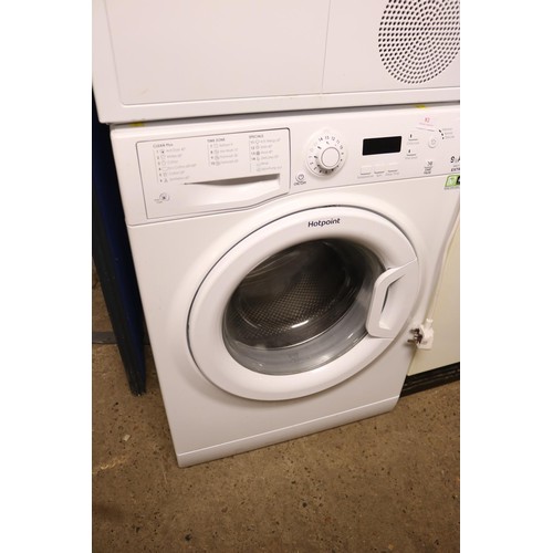 82 - Hotpoint 9 kg A ++ washing machine-warranted until 12 noon Tuesday following the above sale