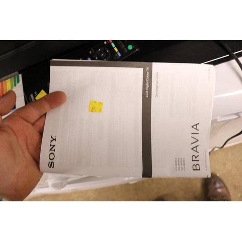 89 - Sony LCD digital colour tvwith remote & instructions - warranted until 12 noon Tuesday following the... 