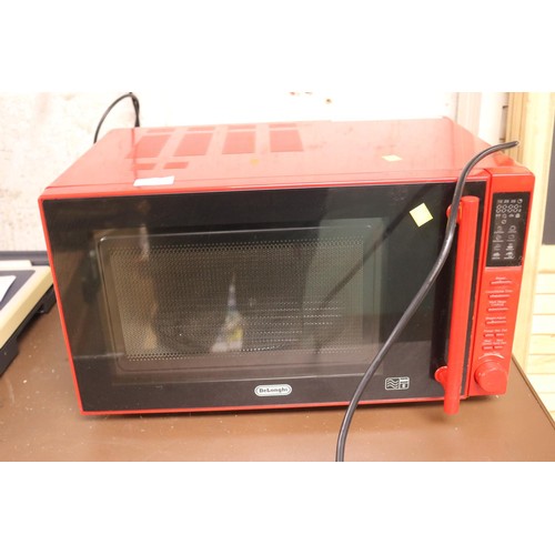 98 - Delonghi microwave - warranted until 12 noon Tuesday following the above sale