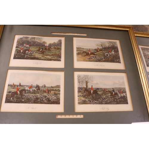 162 - 2 framed pictures - Fores's hunting prints