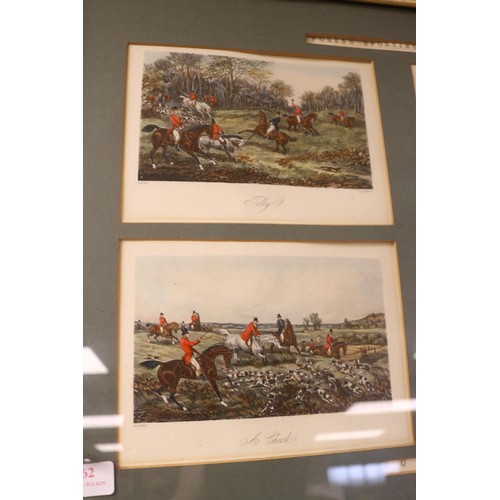 162 - 2 framed pictures - Fores's hunting prints