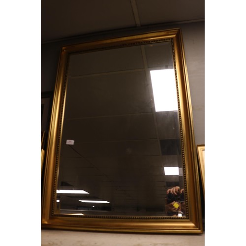 164 - Large mirror in frame 71cm by 100 cm total size