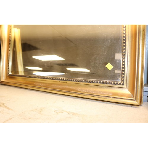 164 - Large mirror in frame 71cm by 100 cm total size