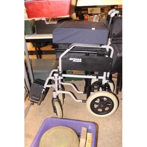 307 - Wheelchair with cushion