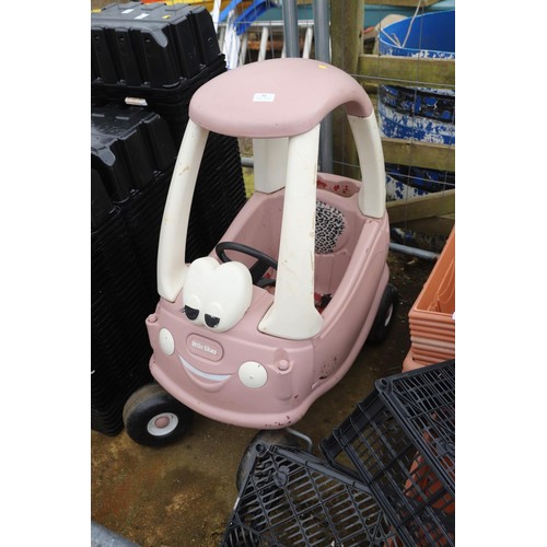 44 - Little Tikes pink car