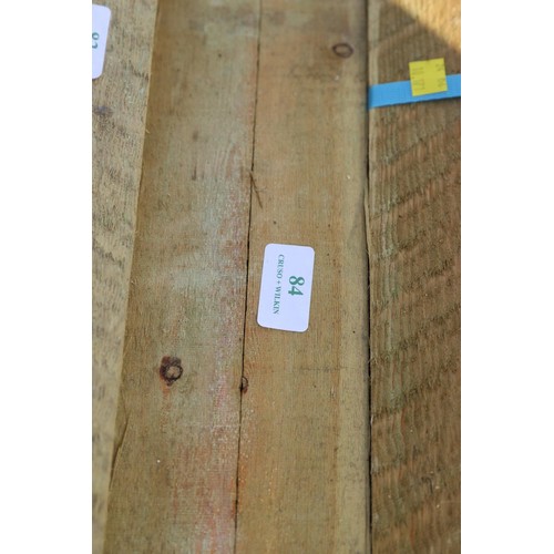 84 - Bundle of 2 x1 lengths of wood
