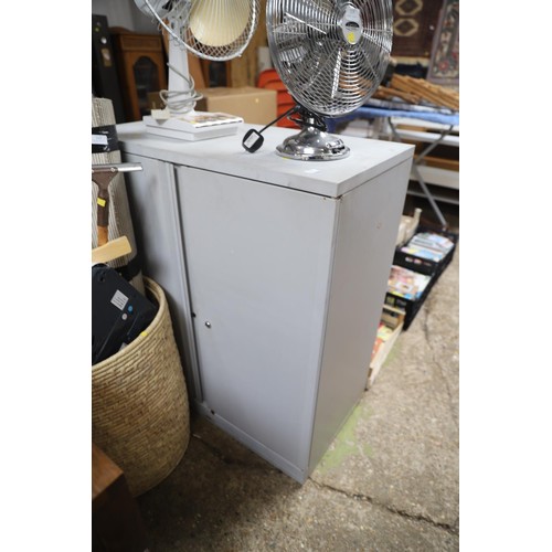 213 - Metal 2 door cabinet