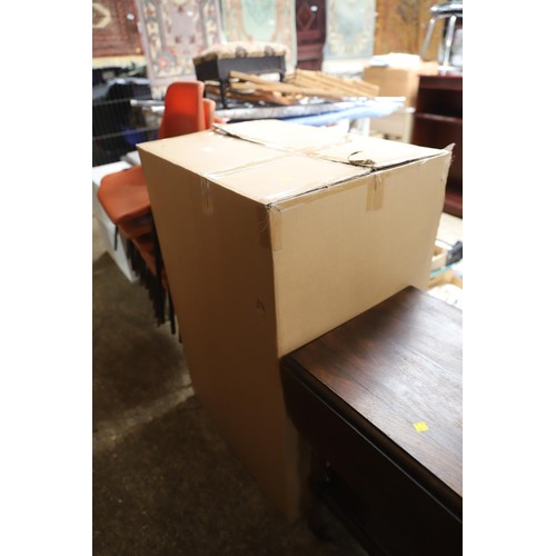 224 - Large box of very heavy lined curtains