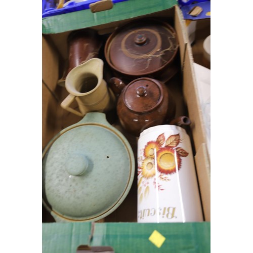 340 - 5 boxes of mixed china, dinner ware