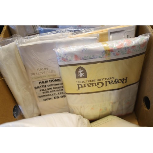 345 - Box of new pillow cases