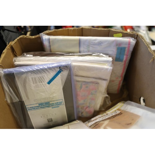 345 - Box of new pillow cases