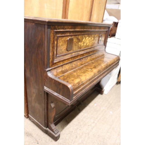 645A - Walnut/rosewood upright piano Spencer, London