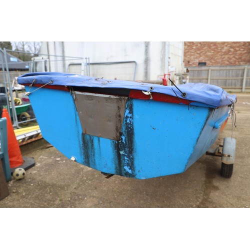 1 - Fishing boat with bilge pump, 2 chairs, buoy & anchor