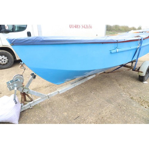 1 - Fishing boat with bilge pump, 2 chairs, buoy & anchor