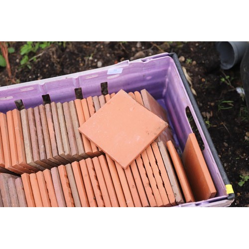 21 - 67 terracotta floor tiles