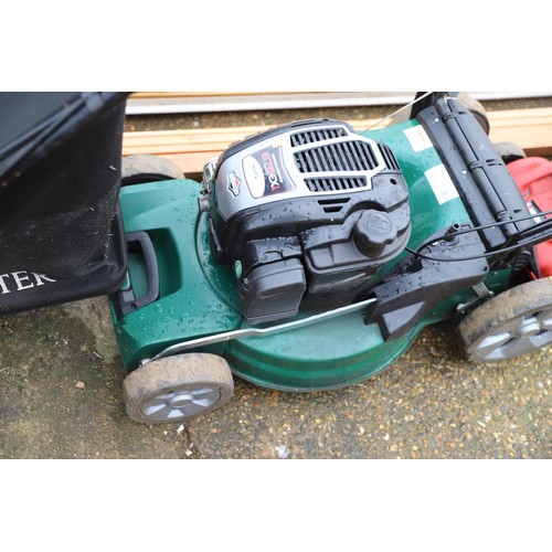 65 - Atco Quattro 22S mower with Briggs & Stratton ready start engine