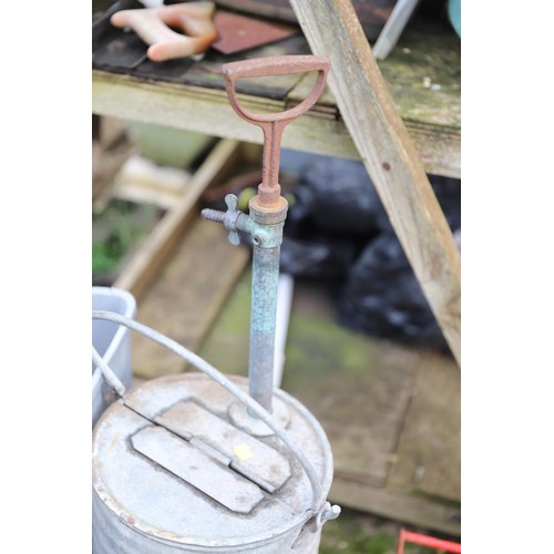 76 - Galvanised pump/chicken feeder tops