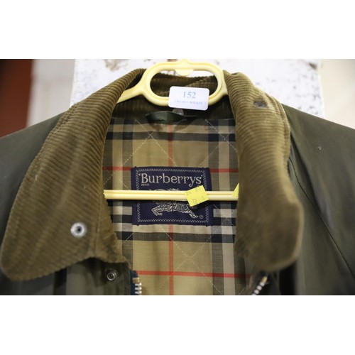 152 - Burberry wax coat