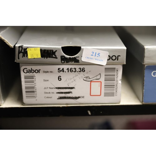 215 - Gabor size 6 print trainers