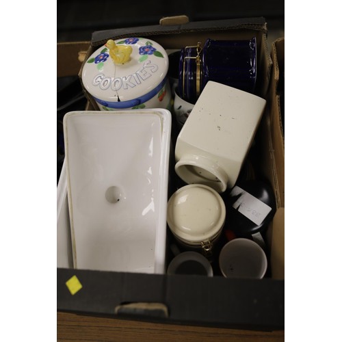 283 - 6 boxes of kitchen ware