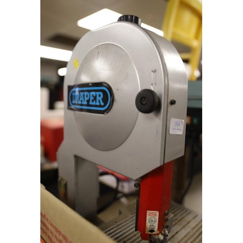 314 - Draper bandsaw - warranted until 12 noon Tuesday following the above sale