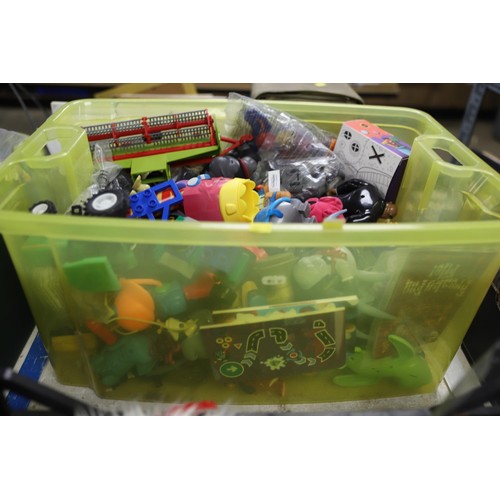 330 - 3 lots of good toys, some vintage, Lego, soft toys & early McDonald's